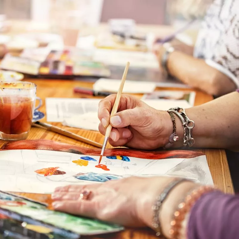 Bild zu: Kreatives Malen